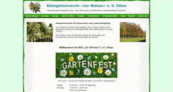 Desktop Screenshot of kgv-weinau.de