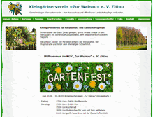 Tablet Screenshot of kgv-weinau.de